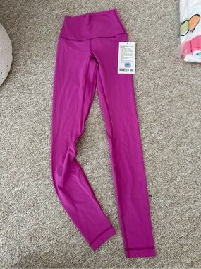 lululemon athletica Magenta High-Waist Leggings